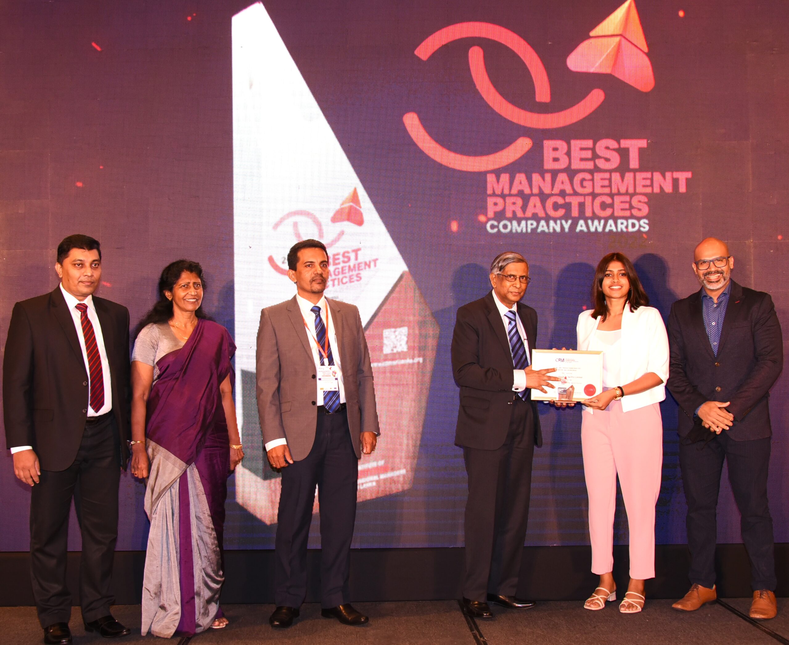 Tech Venturas is awarded with Special Recognition for Best Management Practices at the CPM International Management Conference 2022